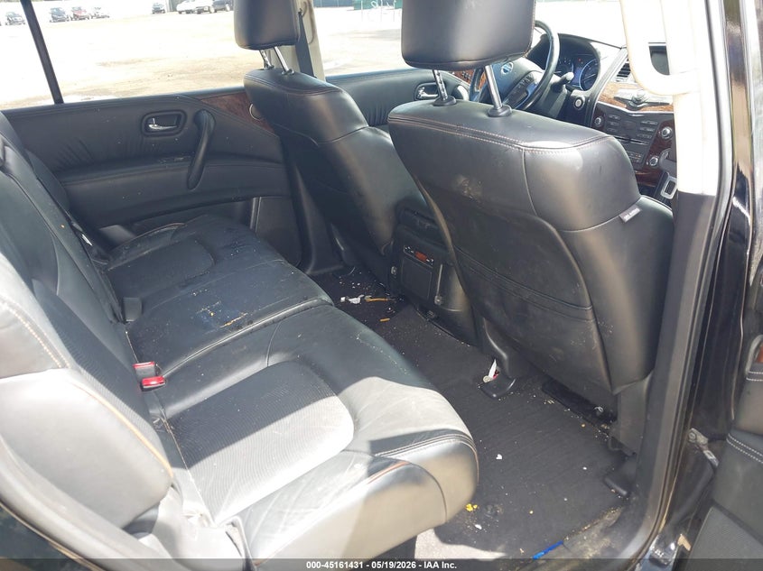 2019 Nissan Armada VIN JN8AY2NC7K9583066 IAAI salvage auction — REAR END, Salvage (Indiana), sold $8,200 on 2026-07-21 (photo 8)