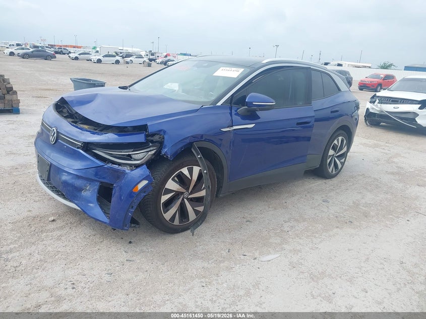 2022 Volkswagen Id.4 VIN WVGKMPE2XNP066128 IAAI salvage auction — LEFT FRONT, Salvage (Texas), sold $9,500 on 2026-07-17 (photo 2)