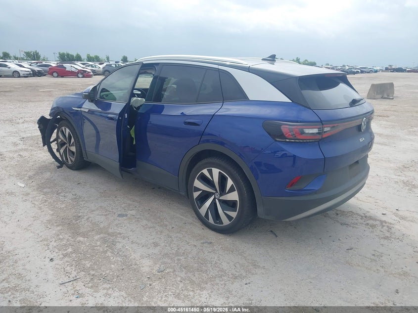 2022 Volkswagen Id.4 VIN WVGKMPE2XNP066128 IAAI salvage auction — LEFT FRONT, Salvage (Texas), sold $9,500 on 2026-07-17 (photo 3)