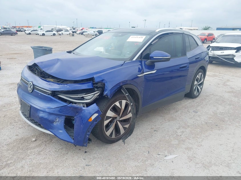 2022 Volkswagen Id.4 VIN WVGKMPE2XNP066128 IAAI salvage auction — LEFT FRONT, Salvage (Texas), sold $9,500 on 2026-07-17 (photo 6)