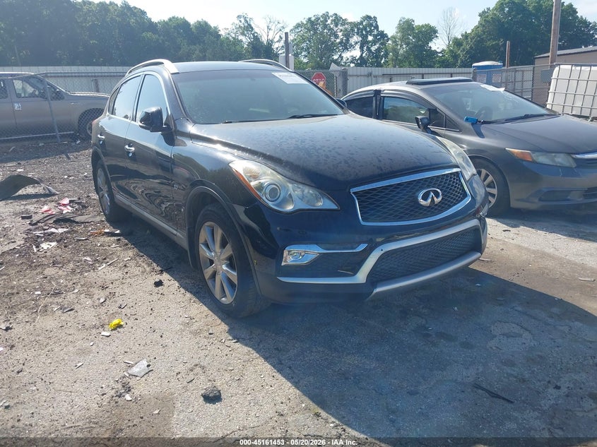 2017 Infiniti Qx50 VIN JN1BJ0RP5HM384886 IAAI salvage auction — THEFT, Salvage Title, sold $2,150 on 2026-07-30 (photo 1)