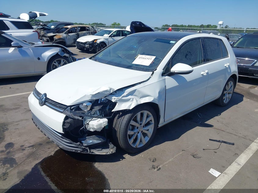 2019 Volkswagen Golf VIN 3VWG57AU0KM028694 IAAI salvage auction — FRONT END, Salvage (North Carolina), sold $2,250 on 2026-07-22 (photo 2)