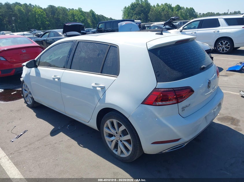 2019 Volkswagen Golf VIN 3VWG57AU0KM028694 IAAI salvage auction — FRONT END, Salvage (North Carolina), sold $2,250 on 2026-07-22 (photo 3)
