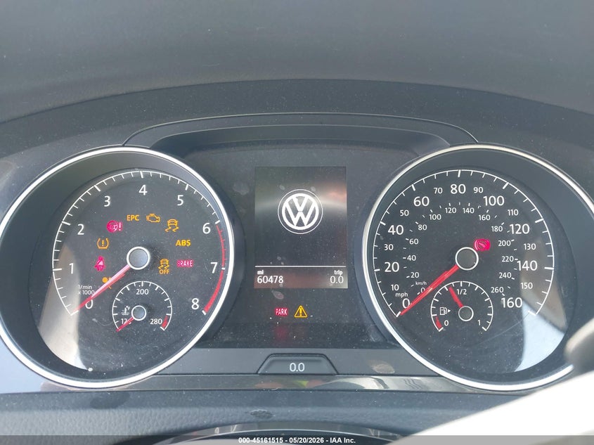 2019 Volkswagen Golf VIN 3VWG57AU0KM028694 IAAI salvage auction — FRONT END, Salvage (North Carolina), sold $2,250 on 2026-07-22 (photo 7)