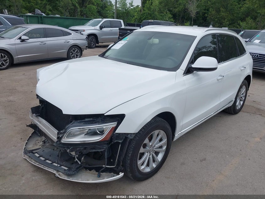 2015 Audi Q5 VIN WA1CFAFP5FA068734 IAAI salvage auction — FRONT END, Salvage (Missouri), sold $1,000 on 2026-07-22 (photo 2)