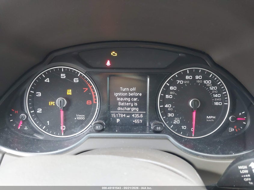 2015 Audi Q5 VIN WA1CFAFP5FA068734 IAAI salvage auction — FRONT END, Salvage (Missouri), sold $1,000 on 2026-07-22 (photo 7)
