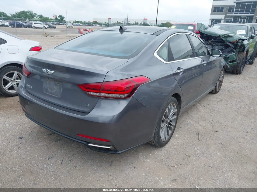 2015 Hyundai Genesis VIN KMHGN4JEXFU090160 IAAI salvage auction — WATER/FLOOD, Salvage (Texas), sold $125 on 2026-07-28 (photo 4)
