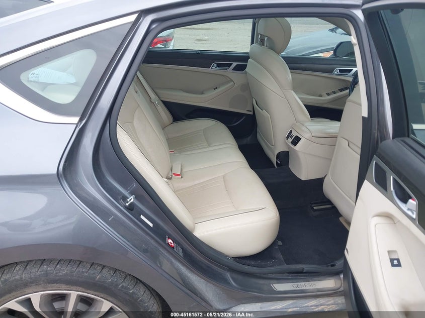 2015 Hyundai Genesis VIN KMHGN4JEXFU090160 IAAI salvage auction — WATER/FLOOD, Salvage (Texas), sold $125 on 2026-07-28 (photo 8)