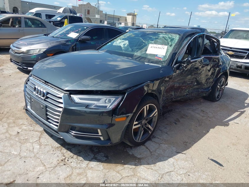 2018 Audi A4 VIN WAULMAF41JA083738 IAAI salvage auction — LEFT SIDE, Salvage (Texas), sold $1,100 on 2026-07-06 (photo 2)