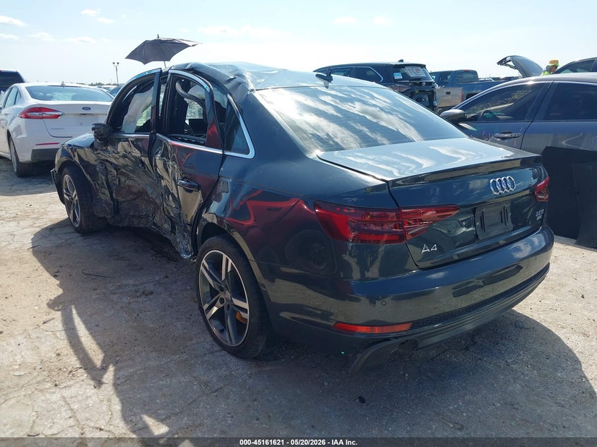 2018 Audi A4 VIN WAULMAF41JA083738 IAAI salvage auction — LEFT SIDE, Salvage (Texas), sold $1,100 on 2026-07-06 (photo 3)