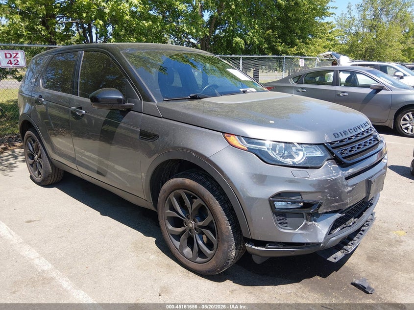 2016 Land rover Discovery sport VIN SALCR2BG0GH583747 IAAI salvage auction — FRONT END, Salvage (New Jersey), sold $1,600 on 2026-07-27 (photo 1)