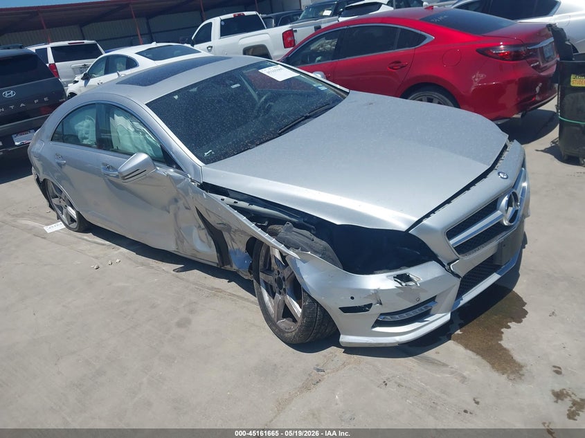 2012 Mercedes-benz Cls-klasse VIN WDDLJ7DB6CA057452 IAAI salvage auction — FRONT & REAR, Salvage (Texas), sold $850 on 2026-07-21 (photo 1)