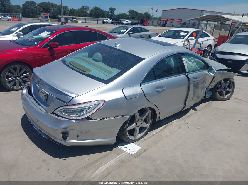 2012 Mercedes-benz Cls-klasse VIN WDDLJ7DB6CA057452 IAAI salvage auction — FRONT & REAR, Salvage (Texas), sold $850 on 2026-07-21 (photo 4)