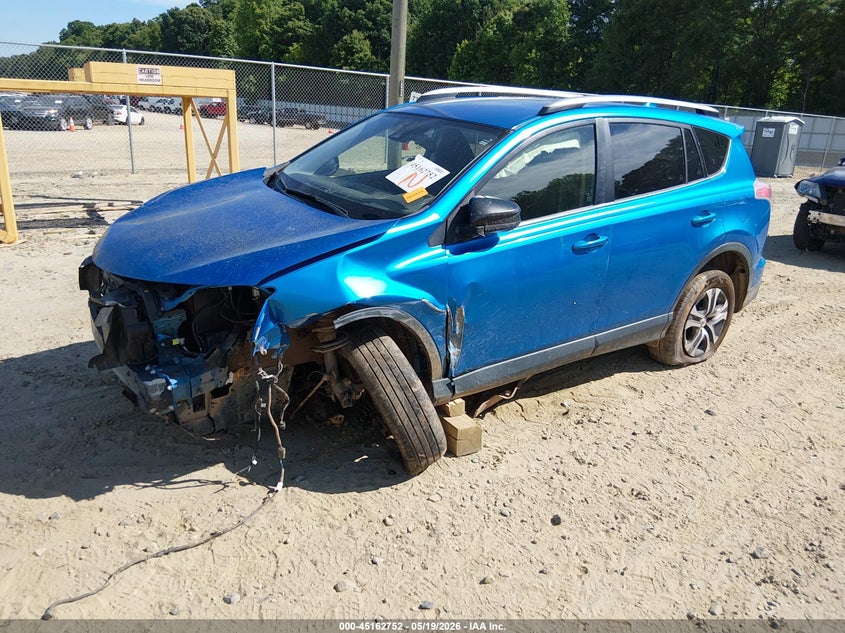 2018 Toyota Rav 4 VIN JTMZFREV8JJ734895 IAAI salvage auction — FRONT END, Salvage (Georgia), sold $275 on 2026-07-23 (photo 2)