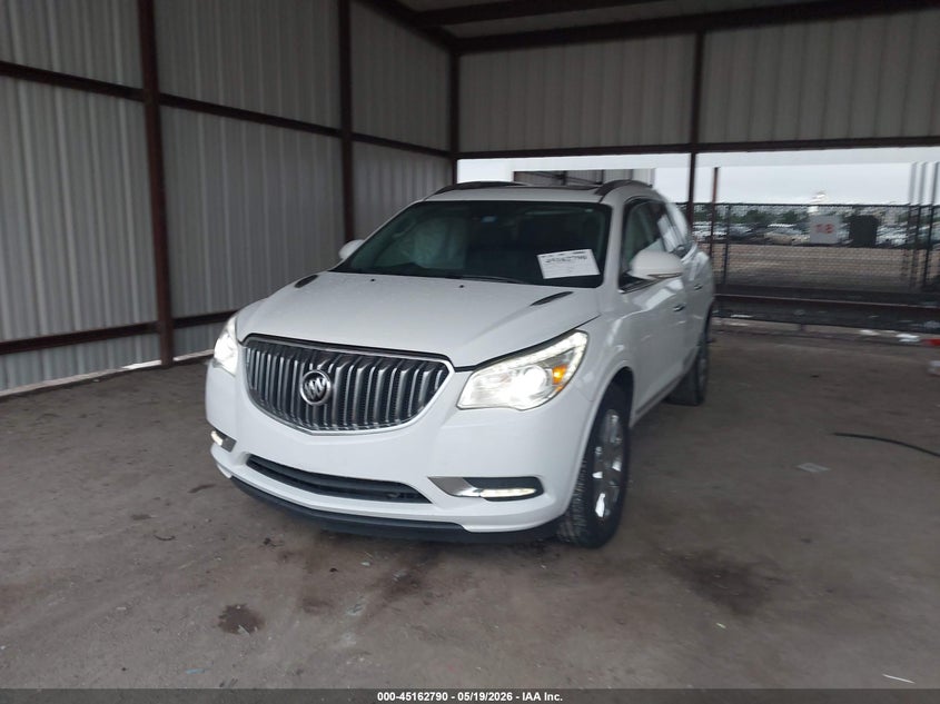 2017 Buick Enclave VIN 5GAKRCKDXHJ339355 IAAI salvage auction — REAR END, Salvage (Texas), sold $125 on 2026-07-09 (photo 2)