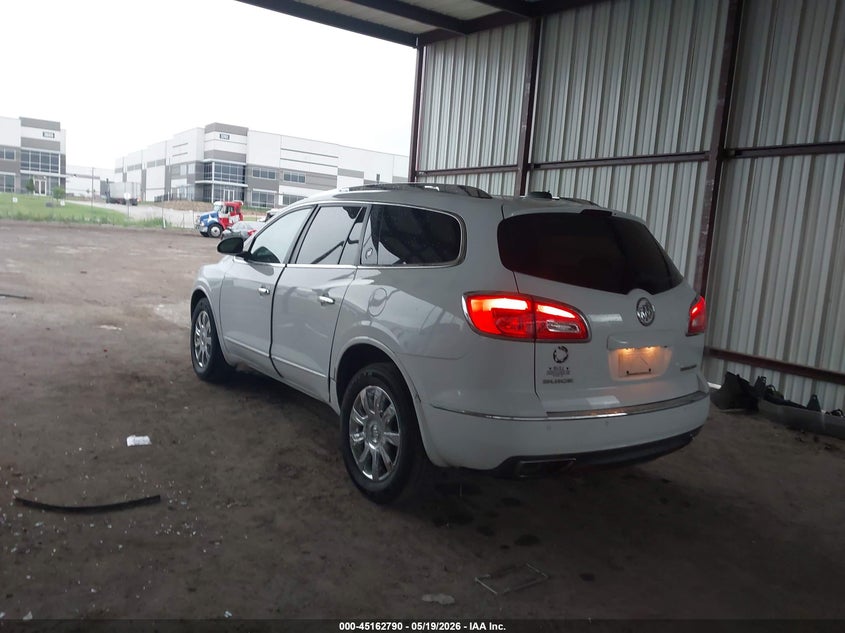 2017 Buick Enclave VIN 5GAKRCKDXHJ339355 IAAI salvage auction — REAR END, Salvage (Texas), sold $125 on 2026-07-09 (photo 3)