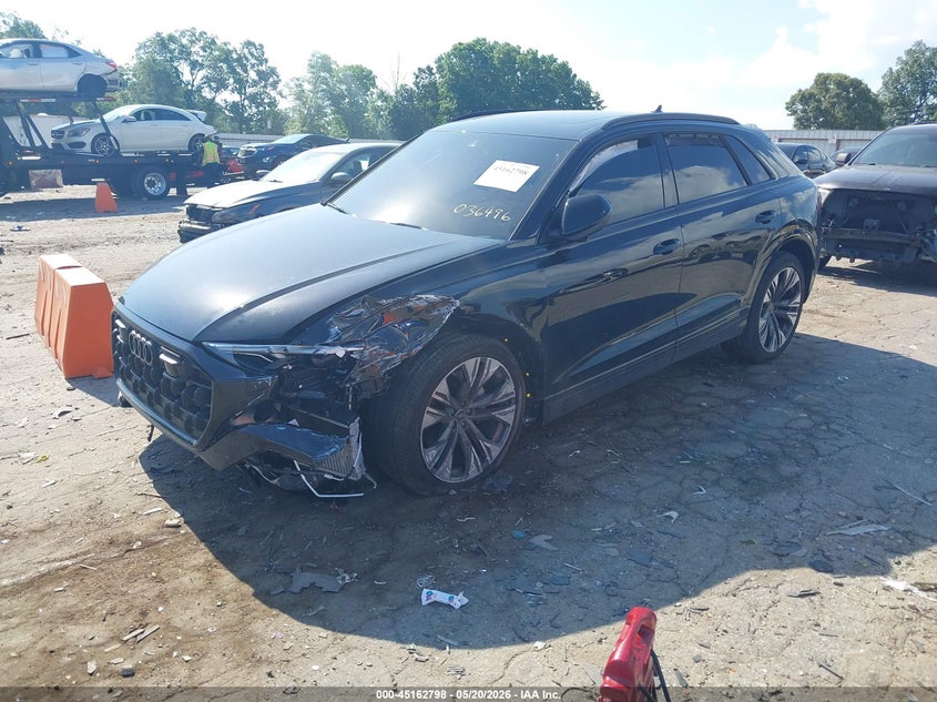 2025 Audi Q8 VIN WA1BVBF18SD036496 IAAI salvage auction — FRONT END, Salvage (Georgia), sold $25,800 on 2026-09-08 (photo 2)