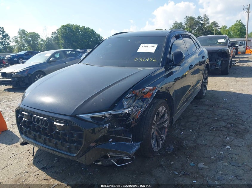 2025 Audi Q8 VIN WA1BVBF18SD036496 IAAI salvage auction — FRONT END, Salvage (Georgia), sold $25,800 on 2026-09-08 (photo 6)
