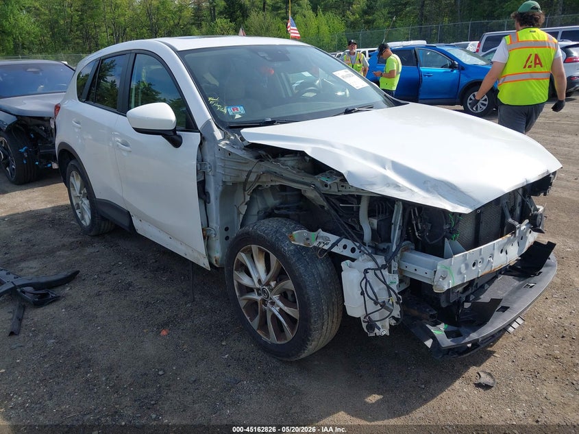 2014 Mazda Cx-5 VIN JM3KE4DY1E0321058 IAAI salvage auction — FRONT END, Salvage (Massachusetts), sold $1,650 on 2026-07-08 (photo 1)