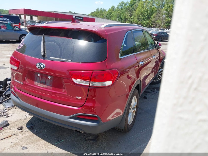 2018 Kia Sorento VIN 5XYPGDA34JG415960 IAAI salvage auction — FRONT END, Salvage (North Carolina), sold $1,100 on 2026-07-16 (photo 4)