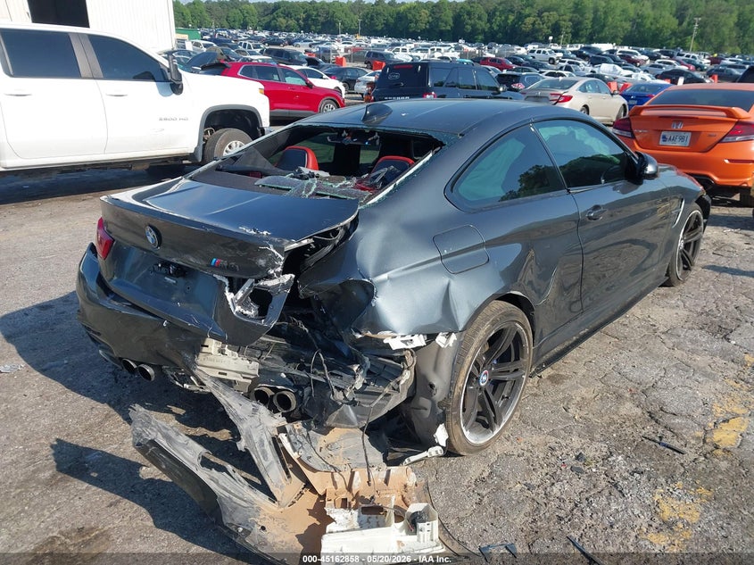 2018 BMW M4 VIN WBS4Y9C50JAA85676 IAAI salvage auction — REAR END, Salvage (Georgia), sold $10,550 on 2026-07-15 (photo 4)