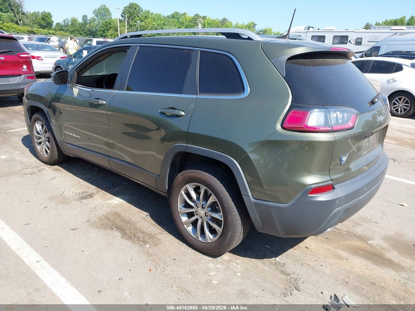 2021 Jeep Cherokee VIN 1C4PJLMX6MD113017 IAAI salvage auction — Burn Interior, Salvage (North Carolina), sold $2,150 on 2026-07-09 (photo 3)
