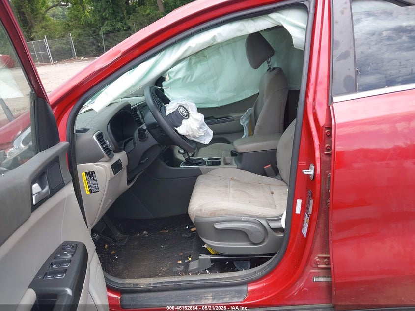 2017 Kia Sportage VIN KNDPM3AC6H7191486 IAAI salvage auction — ROLLOVER, Salvage (Georgia), sold $825 on 2026-07-17 (photo 5)