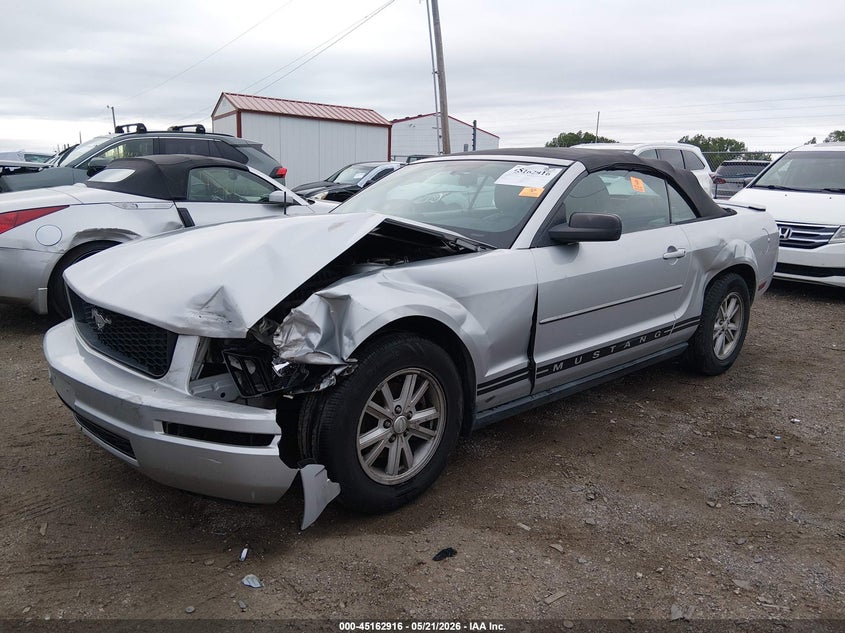 2008 Ford Mustang VIN 1ZVHT84N585190470 IAAI salvage auction — LEFT FRONT, Clear (Indiana), sold $700 on 2026-07-28 (photo 6)