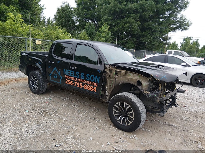 2023 Toyota Tacoma VIN 3TMAZ5CN6PM208003 IAAI salvage auction — FRONT END, Salvage Title, sold $8,250 on 2026-07-27 (photo 1)