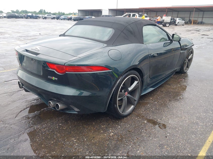 2016 Jaguar F-type VIN SAJWJ6HL8GMK32732 IAAI salvage auction — FRONT END, Original (Texas), sold $17,700 on 2026-08-12 (photo 4)