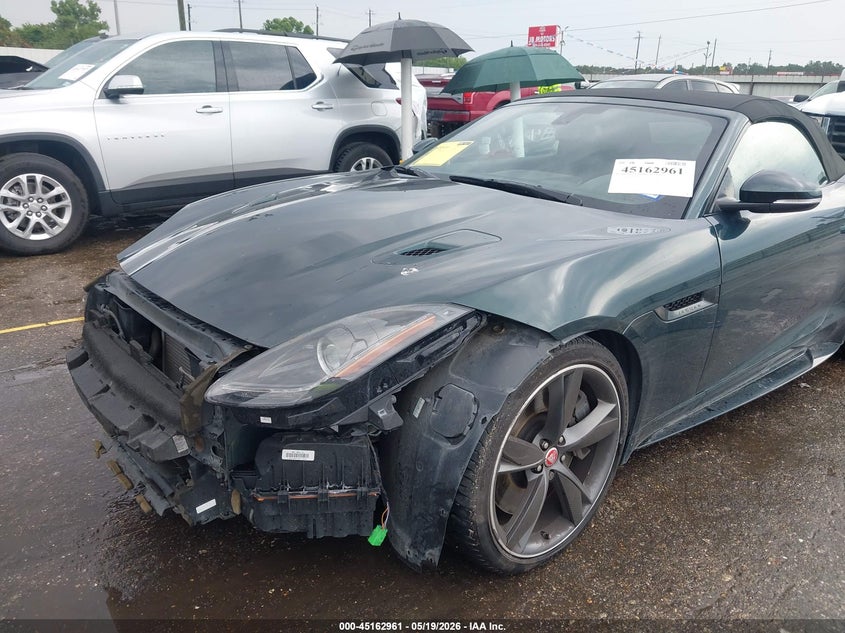 2016 Jaguar F-type VIN SAJWJ6HL8GMK32732 IAAI salvage auction — FRONT END, Original (Texas), sold $17,700 on 2026-08-12 (photo 6)