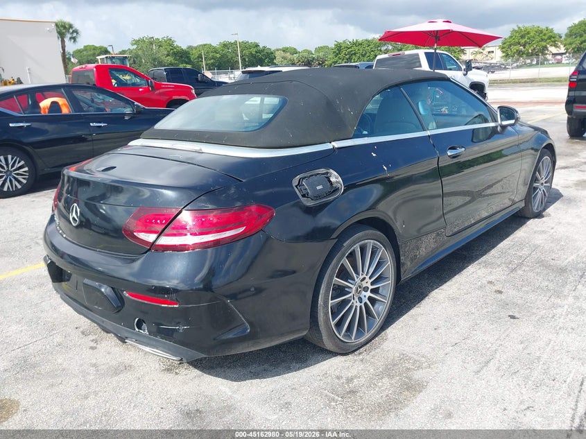2021 Mercedes-benz C class VIN W1KWK8DB9MG067875 IAAI salvage auction — ENGINE DAMAGE, Rebuildable (Florida), sold $3,050 on 2026-07-08 (photo 4)