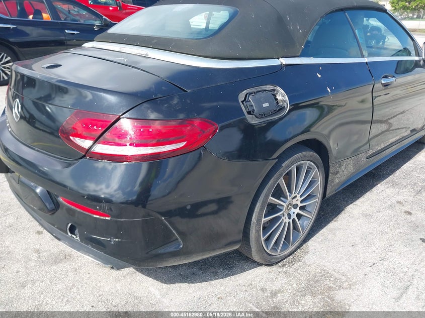 2021 Mercedes-benz C class VIN W1KWK8DB9MG067875 IAAI salvage auction — ENGINE DAMAGE, Rebuildable (Florida), sold $3,050 on 2026-07-08 (photo 6)