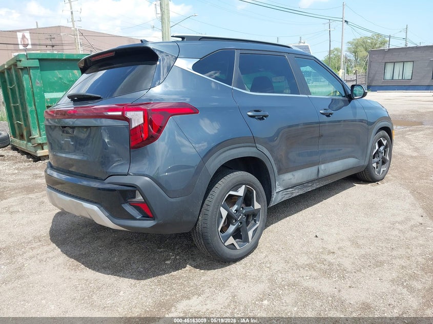 2024 Kia Seltos VIN KNDERCAA1R7648777 IAAI salvage auction — FRONT & REAR, Clear (Michigan), sold $9,475 on 2026-07-16 (photo 4)