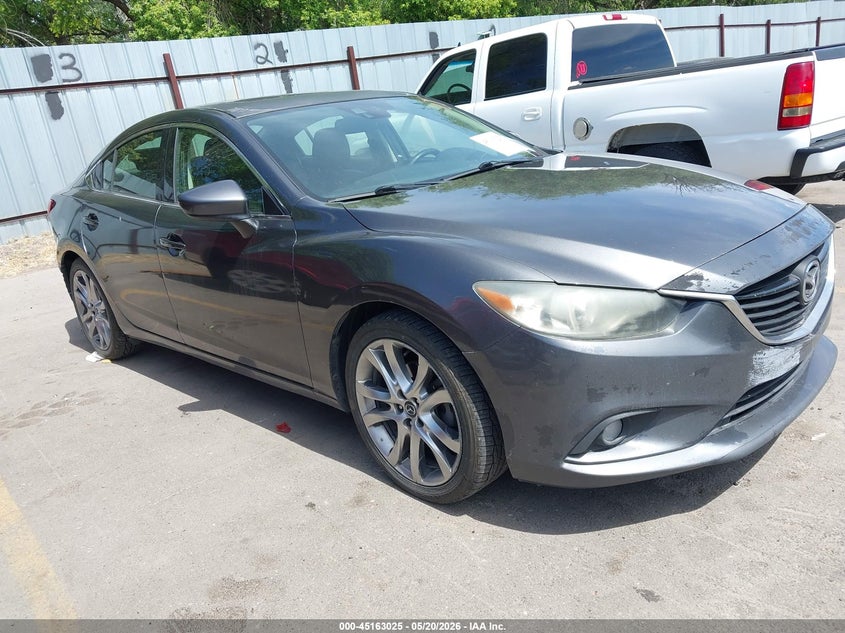 2014 Mazda 6 VIN JM1GJ1W60E1129628 IAAI salvage auction — REAR END, Salvage (Wyoming), sold $1,500 on 2026-07-23 (photo 1)