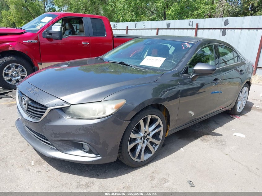 2014 Mazda 6 VIN JM1GJ1W60E1129628 IAAI salvage auction — REAR END, Salvage (Wyoming), sold $1,500 on 2026-07-23 (photo 2)