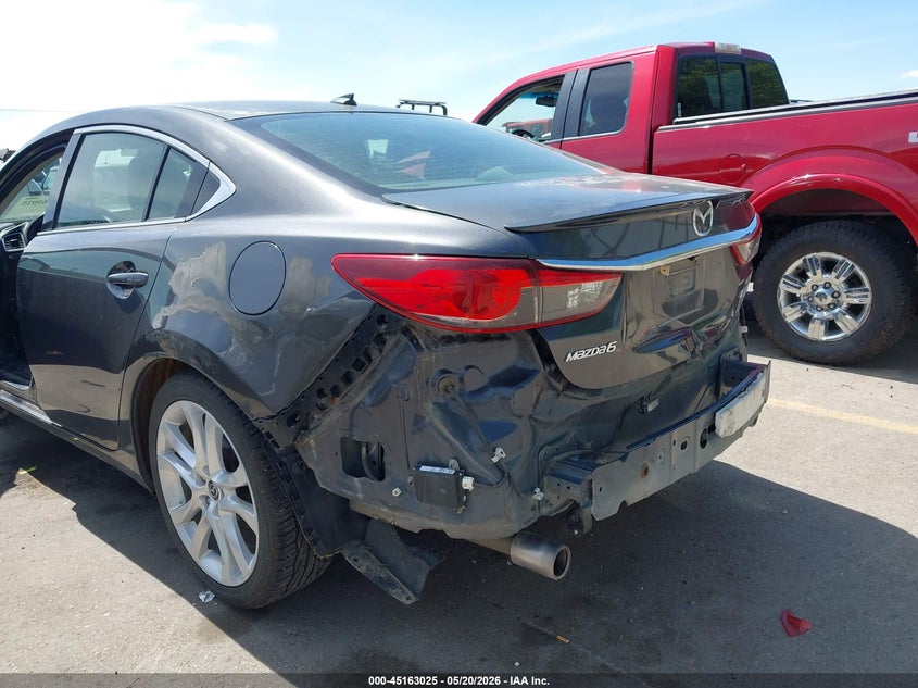2014 Mazda 6 VIN JM1GJ1W60E1129628 IAAI salvage auction — REAR END, Salvage (Wyoming), sold $1,500 on 2026-07-22 (photo 6)
