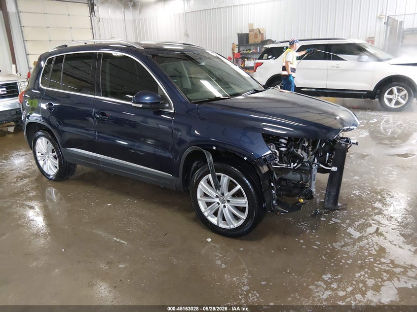2016 Volkswagen Tiguan VIN WVGAV7AX3GW575058 IAAI salvage auction — FRONT END, Salvage (Kansas), sold $1,675 on 2026-07-10 (photo 1)