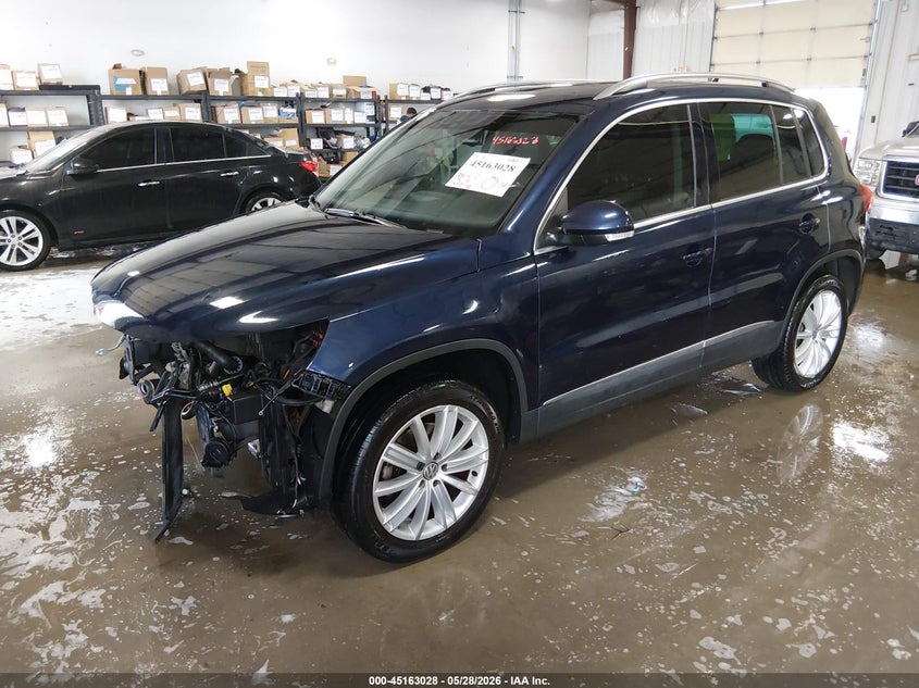 2016 Volkswagen Tiguan VIN WVGAV7AX3GW575058 IAAI salvage auction — FRONT END, Salvage (Kansas), sold $1,675 on 2026-07-10 (photo 2)