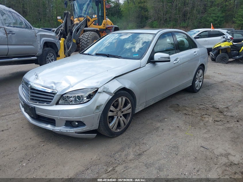2011 Mercedes-benz C class VIN WDDGF8BB3BR159433 IAAI salvage auction — FRONT END, Salvage (Connecticut), sold $1,500 on 2026-07-23 (photo 2)