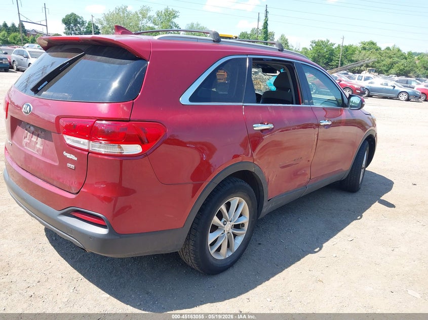 2016 Kia Sorento VIN 5XYPG4A39GG015921 IAAI salvage auction — THEFT, Salvage (Pennsylvania), sold $2,150 on 2026-08-02 (photo 4)