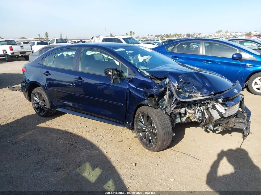 2026 Toyota Corolla VIN JTDP4MCEXT3527175 IAAI salvage auction — FRONT END, Salvage (California), sold $2,775 on 2026-07-13 (photo 1)