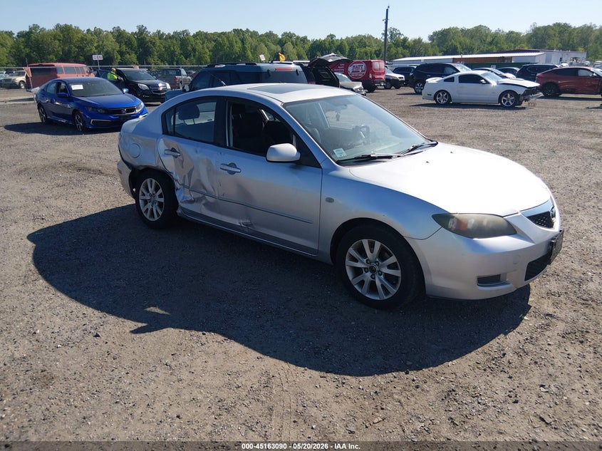 2008 Mazda 3 VIN JM1BK32F981781449 IAAI salvage auction — RIGHT REAR, Salvage - Greater Than 75% (Maryland), sold $225 on 2026-07-13 (photo 1)