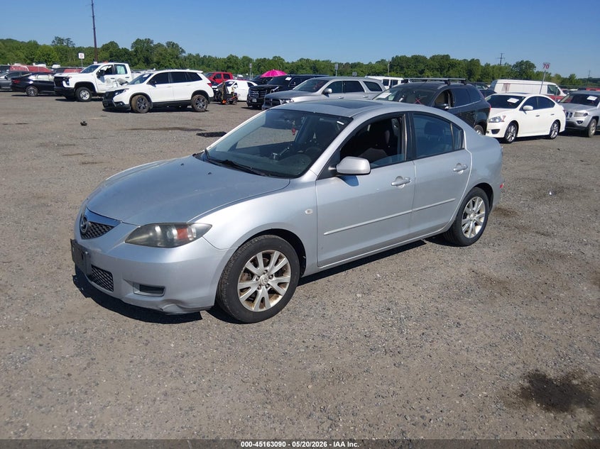 2008 Mazda 3 VIN JM1BK32F981781449 IAAI salvage auction — RIGHT REAR, Salvage - Greater Than 75% (Maryland), sold $225 on 2026-07-13 (photo 2)