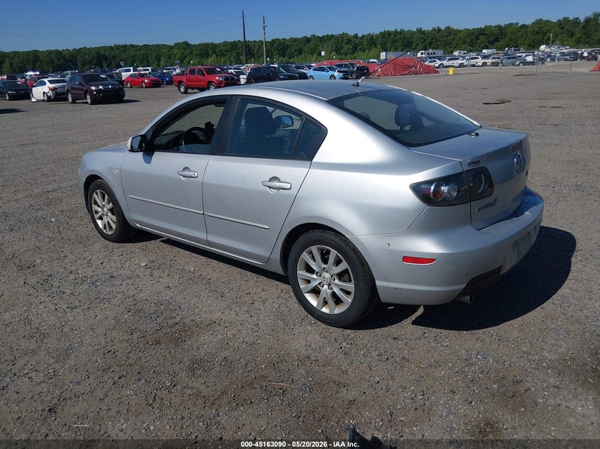 2008 Mazda 3 VIN JM1BK32F981781449 IAAI salvage auction — RIGHT REAR, Salvage - Greater Than 75% (Maryland), sold $225 on 2026-07-13 (photo 3)