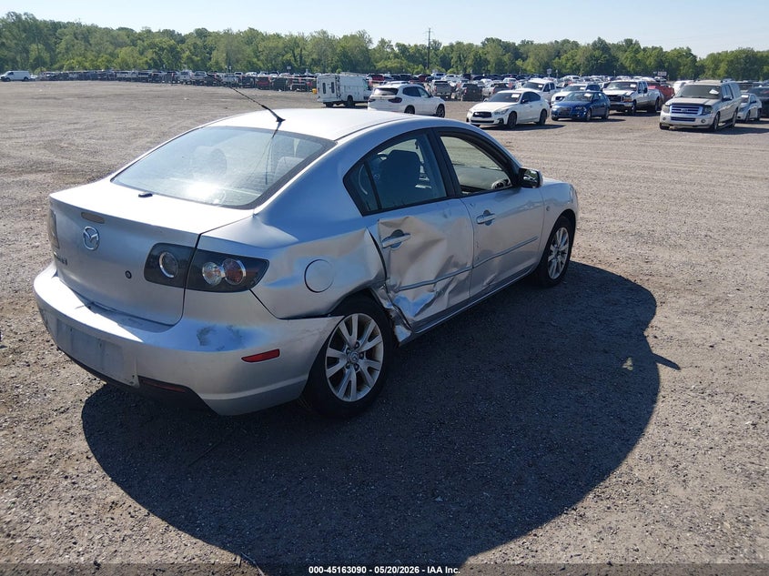 2008 Mazda 3 VIN JM1BK32F981781449 IAAI salvage auction — RIGHT REAR, Salvage - Greater Than 75% (Maryland), sold $225 on 2026-07-13 (photo 4)