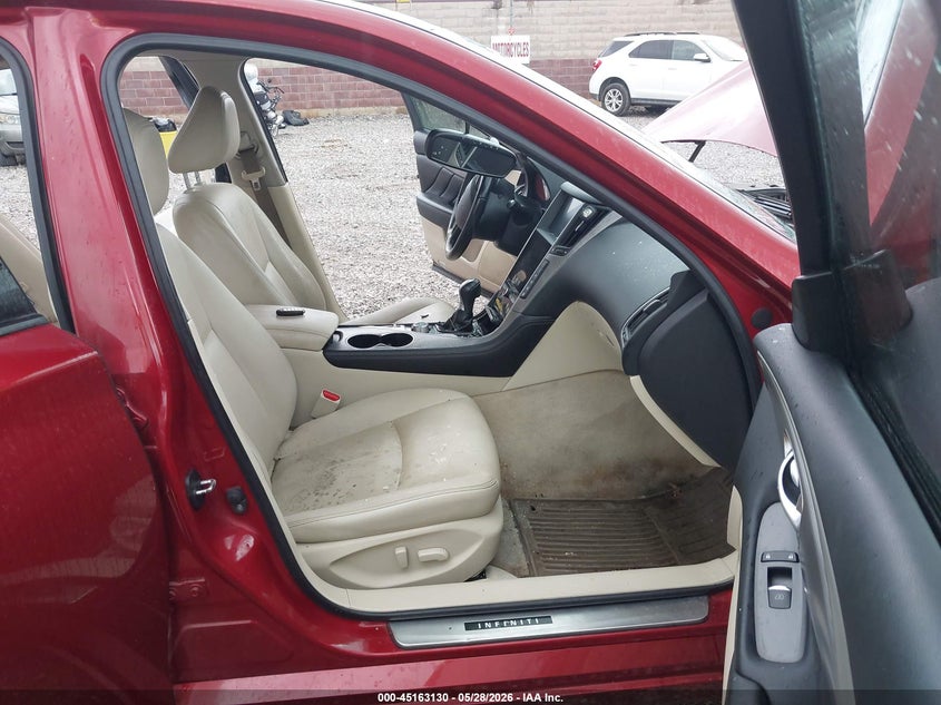 2016 Infiniti Q50 VIN JN1EV7AR5GM344183 IAAI salvage auction — HAIL, Clear (Missouri), sold $25 on 2026-07-27 (photo 5)