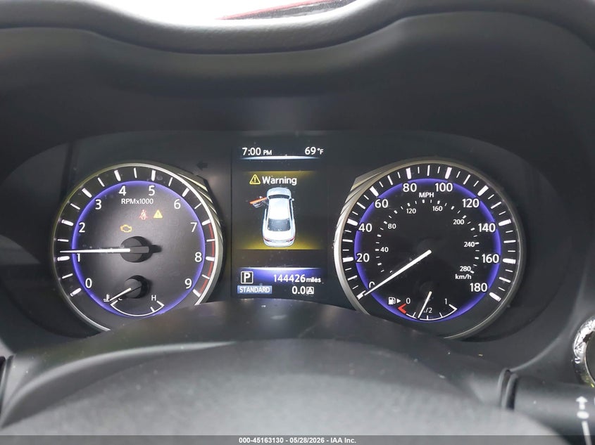 2016 Infiniti Q50 VIN JN1EV7AR5GM344183 IAAI salvage auction — HAIL, Clear (Missouri), sold $25 on 2026-07-27 (photo 7)