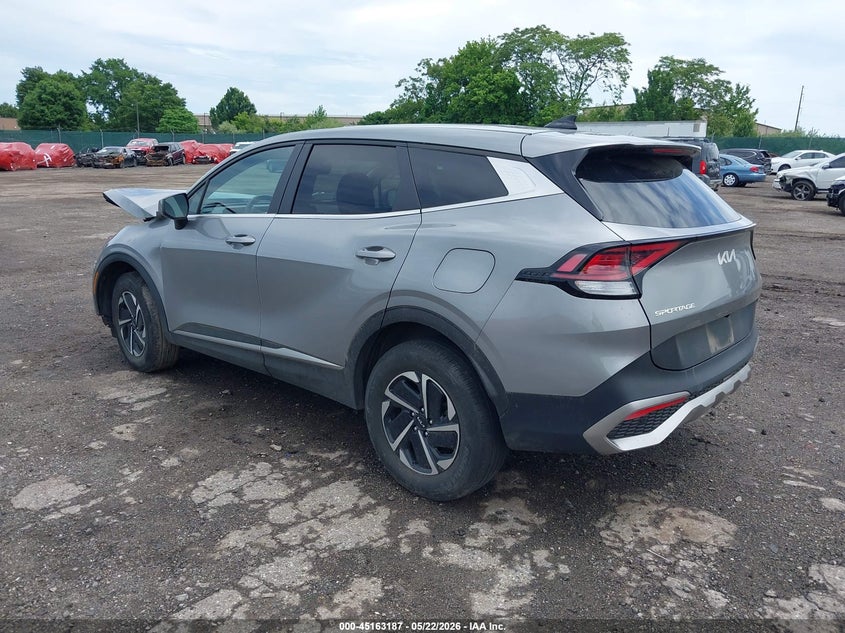 2023 Kia Sportage VIN KNDPUCAG9P7063146 IAAI salvage auction — FRONT END, Salvage (Pennsylvania), sold $2,500 on 2026-07-24 (photo 3)