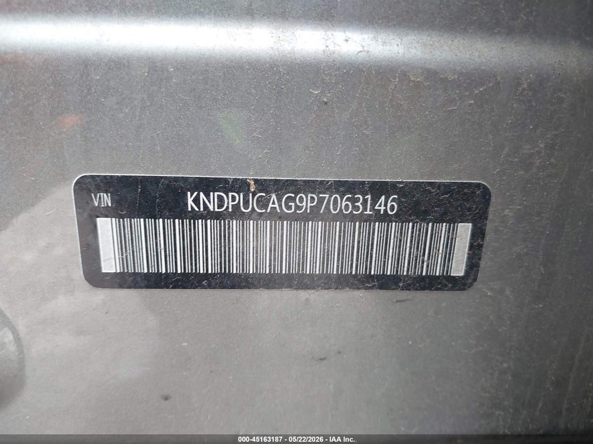 2023 Kia Sportage VIN KNDPUCAG9P7063146 IAAI salvage auction — FRONT END, Salvage (Pennsylvania), sold $2,500 on 2026-07-24 (photo 9)